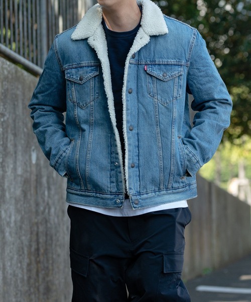 セール】Levi's/リーバイス TYPEⅢデニムボアジャケット MUSTARD