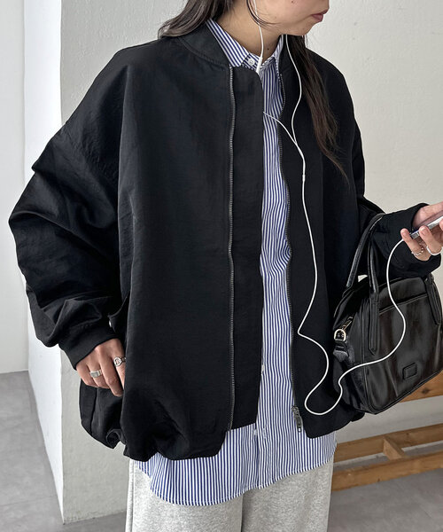 新色追加!/ユニセックス】ライトメモリーボンバーブルゾン≪WEB限定