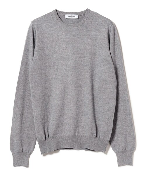 GRAN SASSO / 12ゲージ クルーネック ニット（ニット/セーター）｜Gran