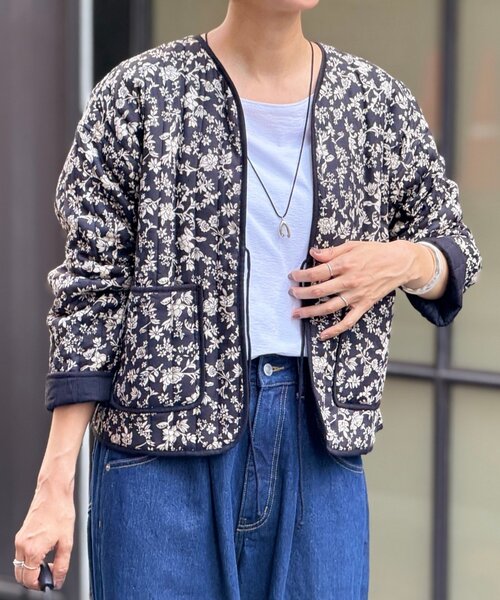 セール】プリント中綿ジャケット（ブルゾン）｜BEARDSLEY（ビアズリー