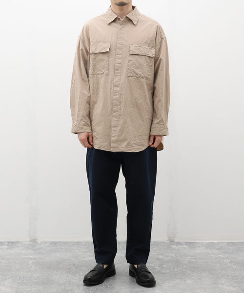 セール】CASEY CASEY ( ケイシ―ケイシー) VOLUME SHIRT 22HC331