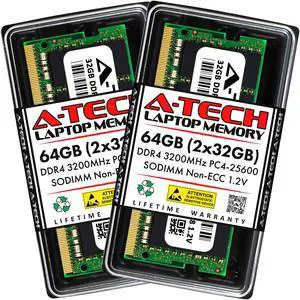 A-Tech 64GB (2x32GB) DDR5 5600MHz SODIMM PC5-44800 Non-ECC