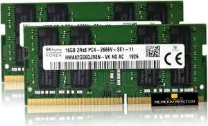 Hynix 16GB HMA82GS6DJR8N-VK DDR4-2666MHz RAM is SODIMM PC4-21300