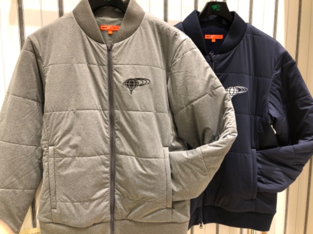 ナ*ル様 ビームスゴルフ 軽量 中綿入り ダウン ブルゾン アウター M ナ