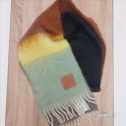 ロエベ マフラー loewe マルチカラー LOEWE/マフラー/モヘア/マルチ