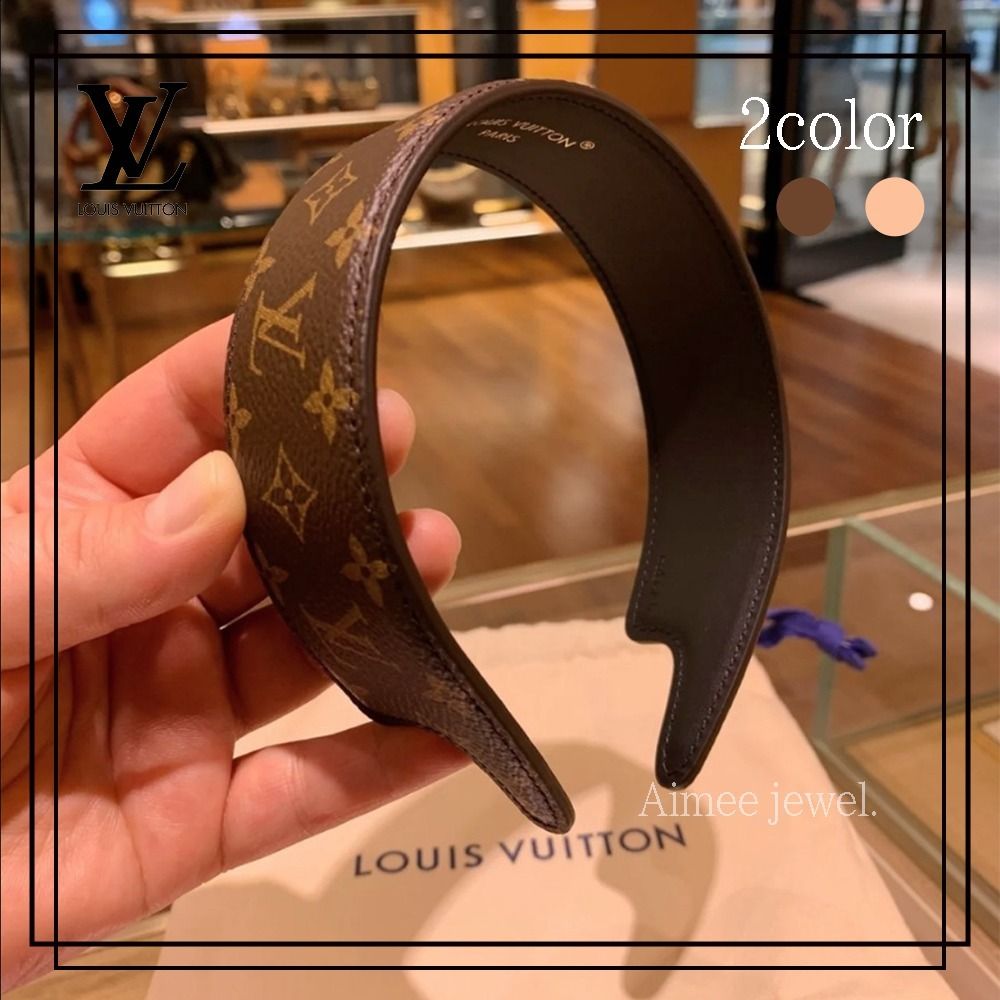 すぐ届く＊国内発送【Louis Vuitton】ヘアバンド カチューシャ (Louis