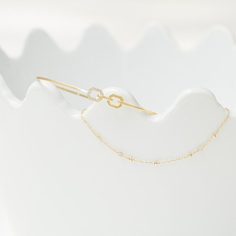 AHKAH アーカー ブレスレット コロネット 18K ダイヤ ☆国内発送