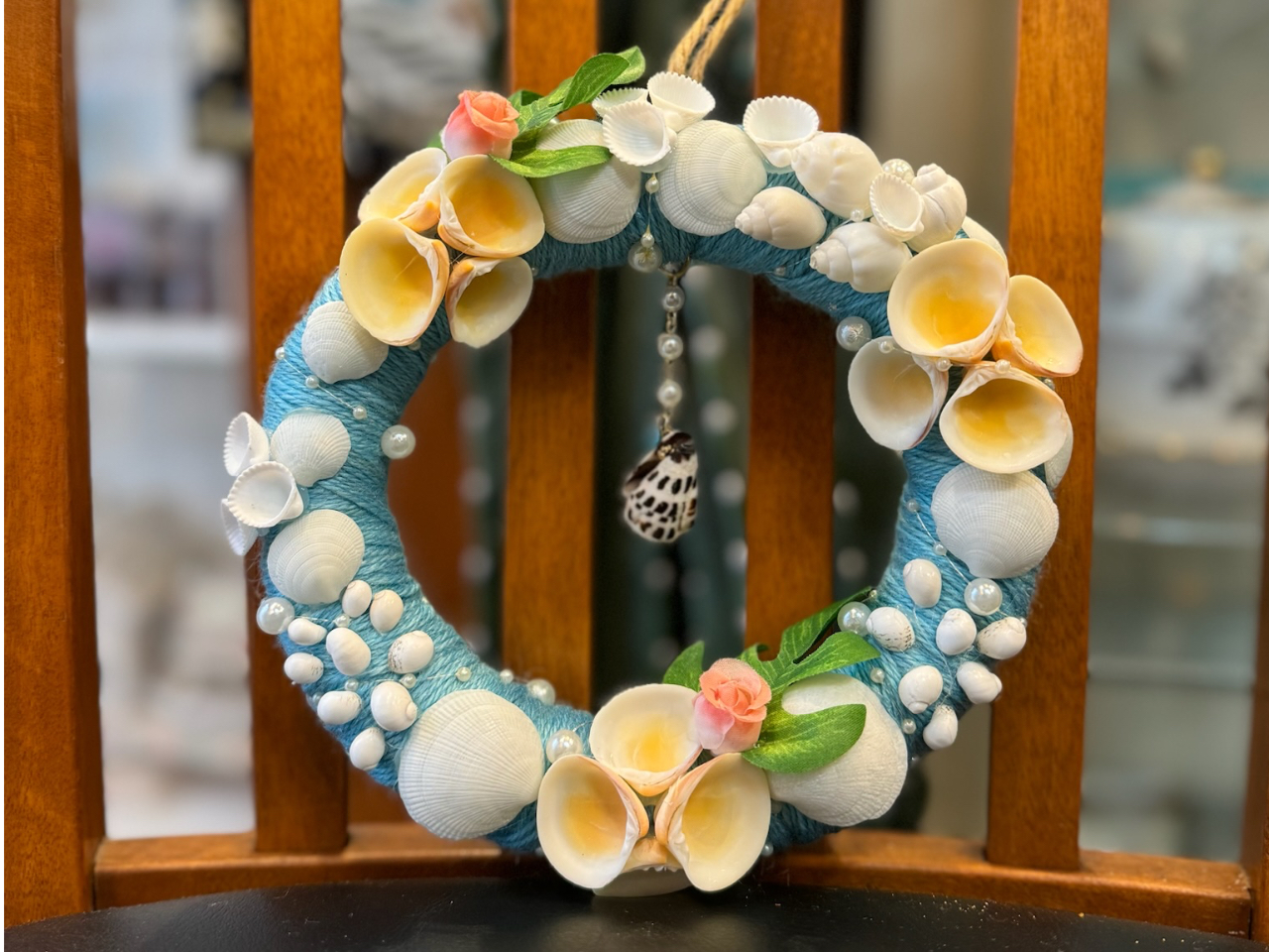 初心者さん大歓迎♪貝やお花を使ったシェルリース作り体験♪/K-SMILE