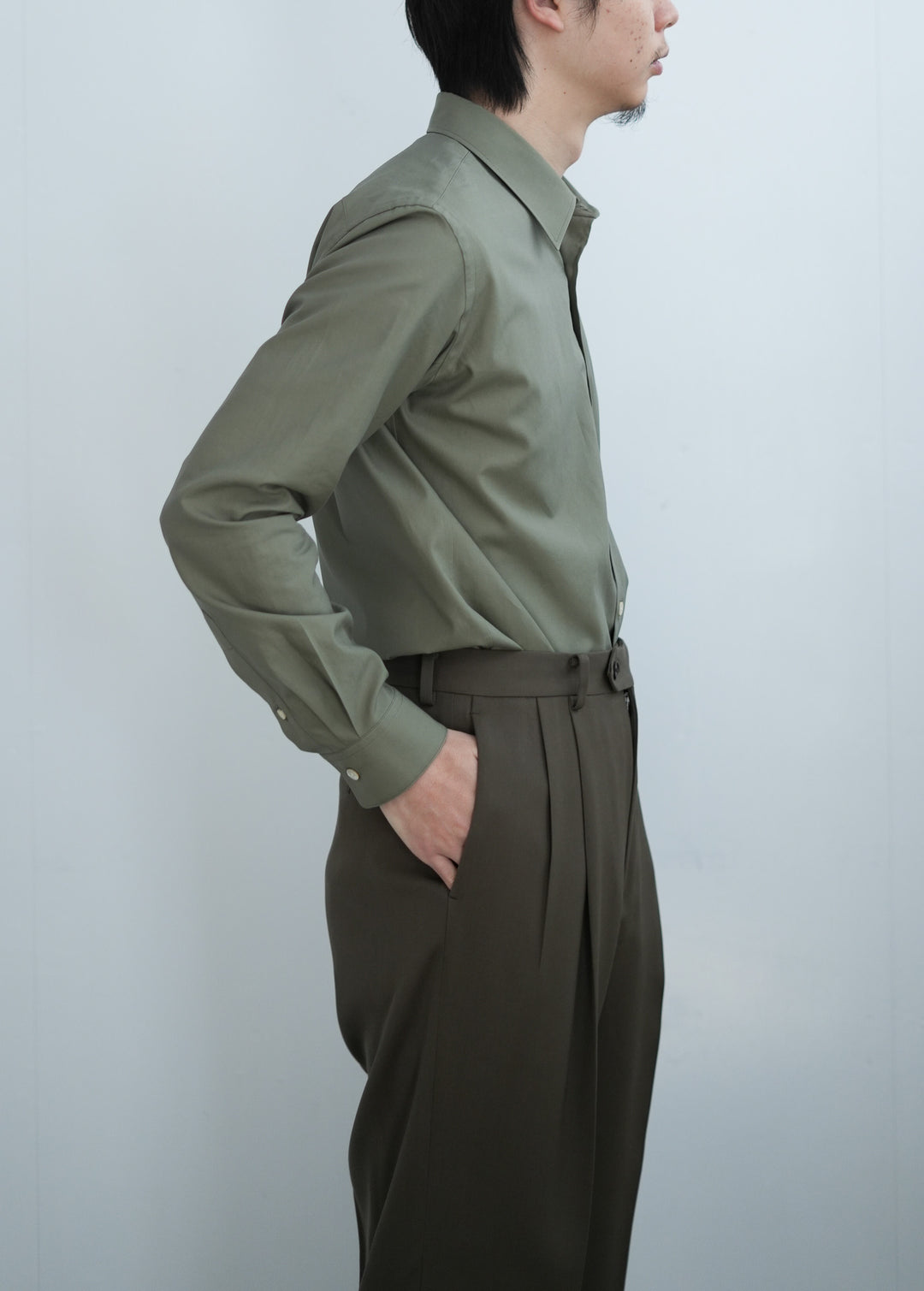 26SS】AURALEE WASHED FINX TWILL SLIM SHIRT. 