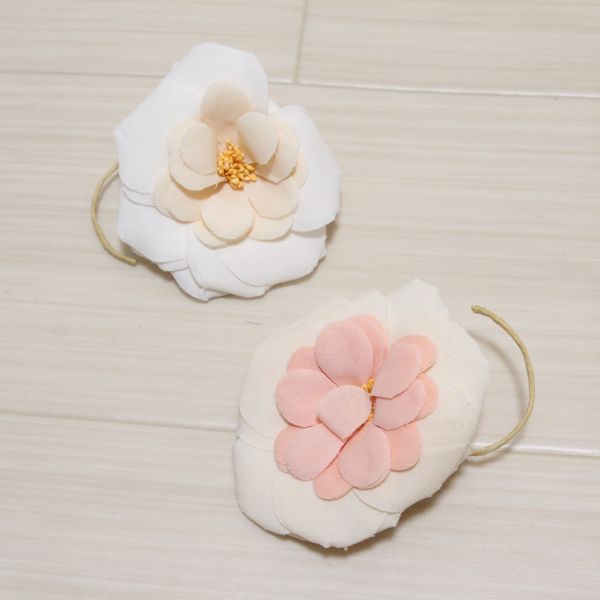カネコイサオ ブルー コサージュ/ピンクハウス ピンク コサージュ2個