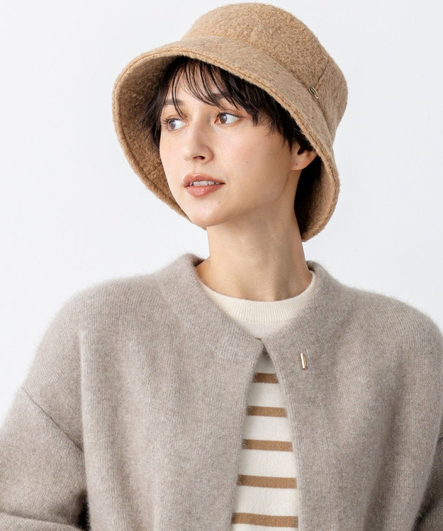 見上愛さん着用】プードルボア バケットハット / 23区 | ファッション