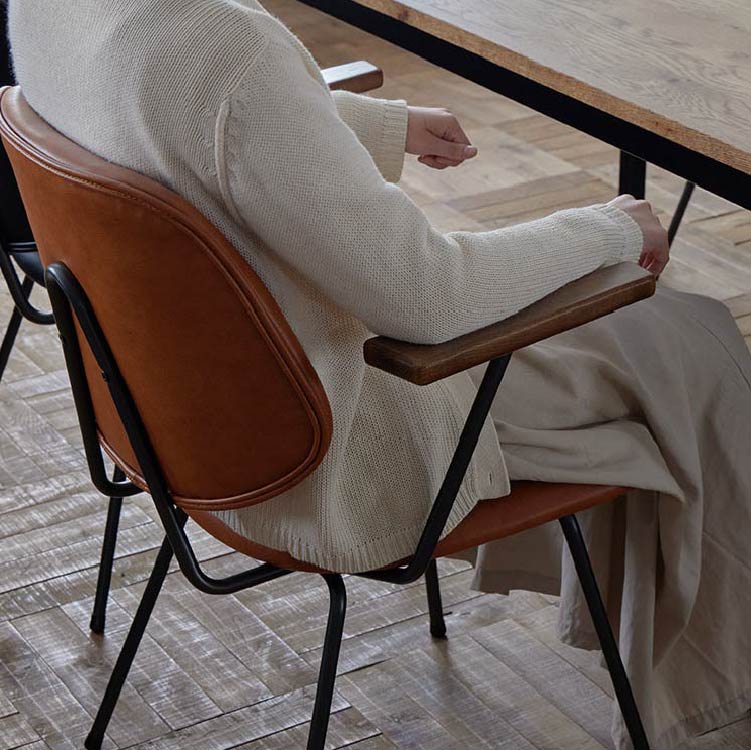 USED】CRASH GATE / OAK-LBR ハーベストダイニングチェア USED】CRASH