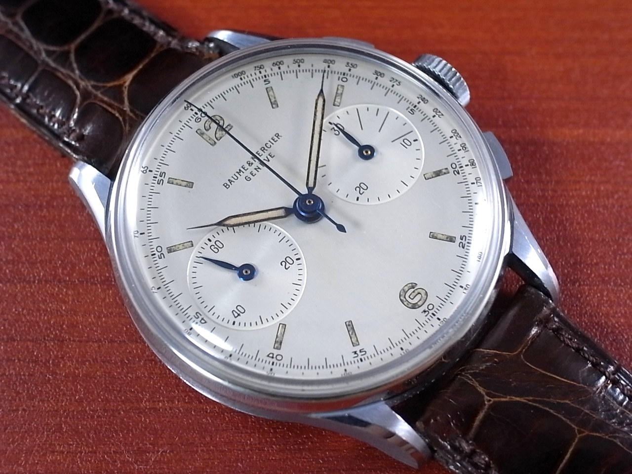 ボーム＆メルシー 2レジスター クロノグラフ ランデロン48 1940年代