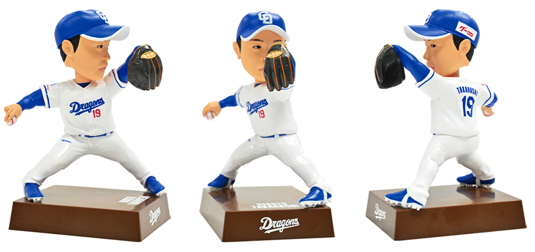 中日ドラゴンズ 岡林勇希 髙橋宏斗 立浪和義 ボブルヘッド 中日