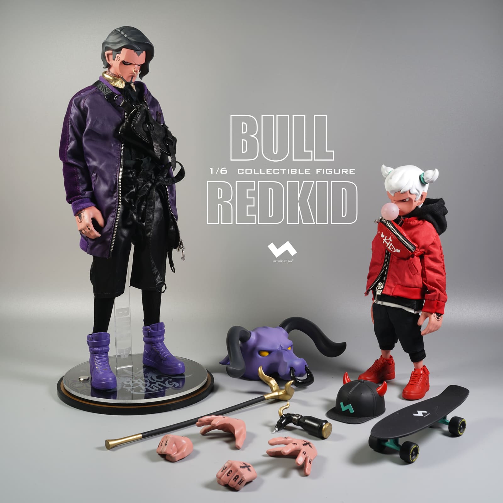 JTスタジオ 西遊記 Bull Red Kid 悟空 牛魔王1/6 フィギュア JT