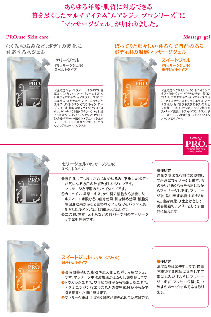 ESTLAB SHOP / ルアンジュプロ セリージェル (スベルトタイプ) 1000g