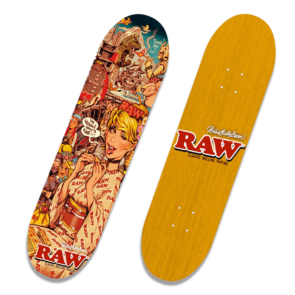 RAW スケートボードデッキ ジャパネスク RAW Cruiser • RAWthentic
