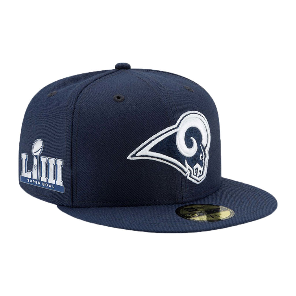 Los Angeles Rams New Era Navy Super Bowl LIII Side – Exclusive