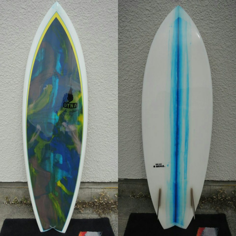 ハタサーフボード hatasurfboard クアッド ハタサーフボード